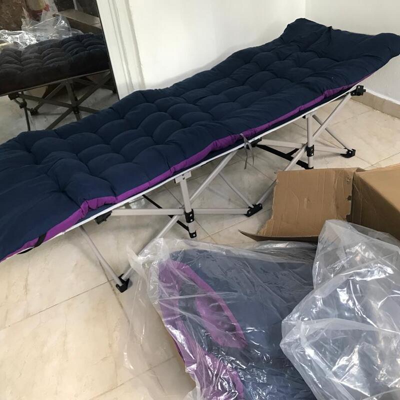 Cots for the children at the House of Love