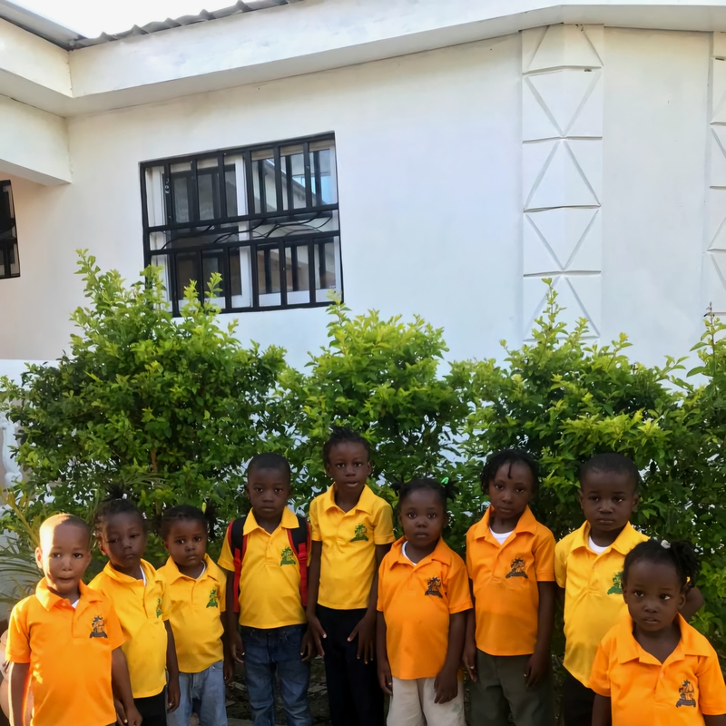 10 House of Love children ready for school